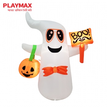 4F Halloween inflatables Spirit Ghost with Pumpkin